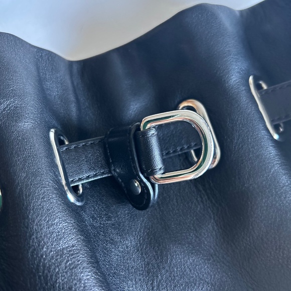 Cole Haan Black Genuine Leather Shoulder Bag - Picture 11 of 12